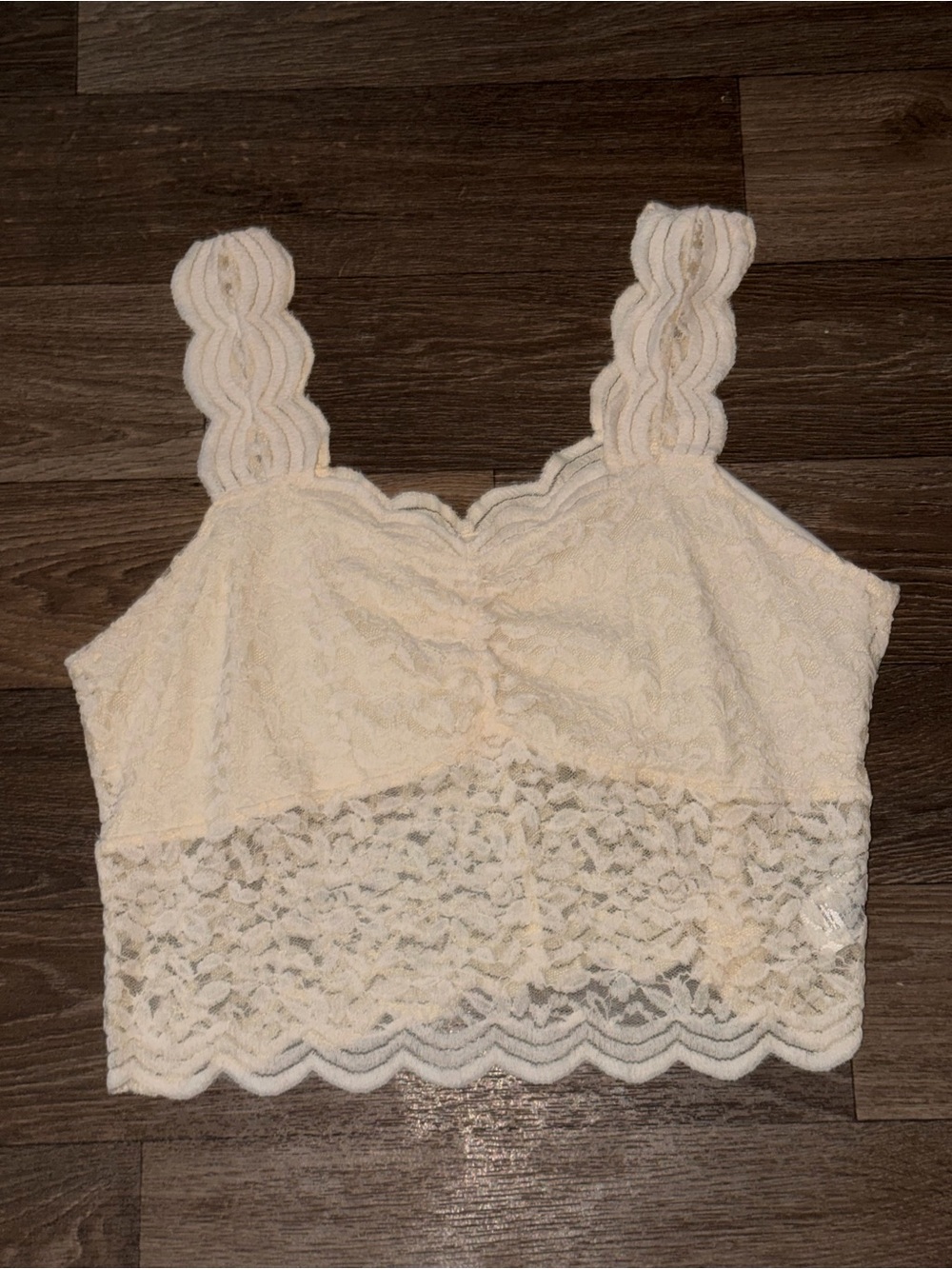NWOT Shyanne’s Women’s Solid Lace Tank Top XL